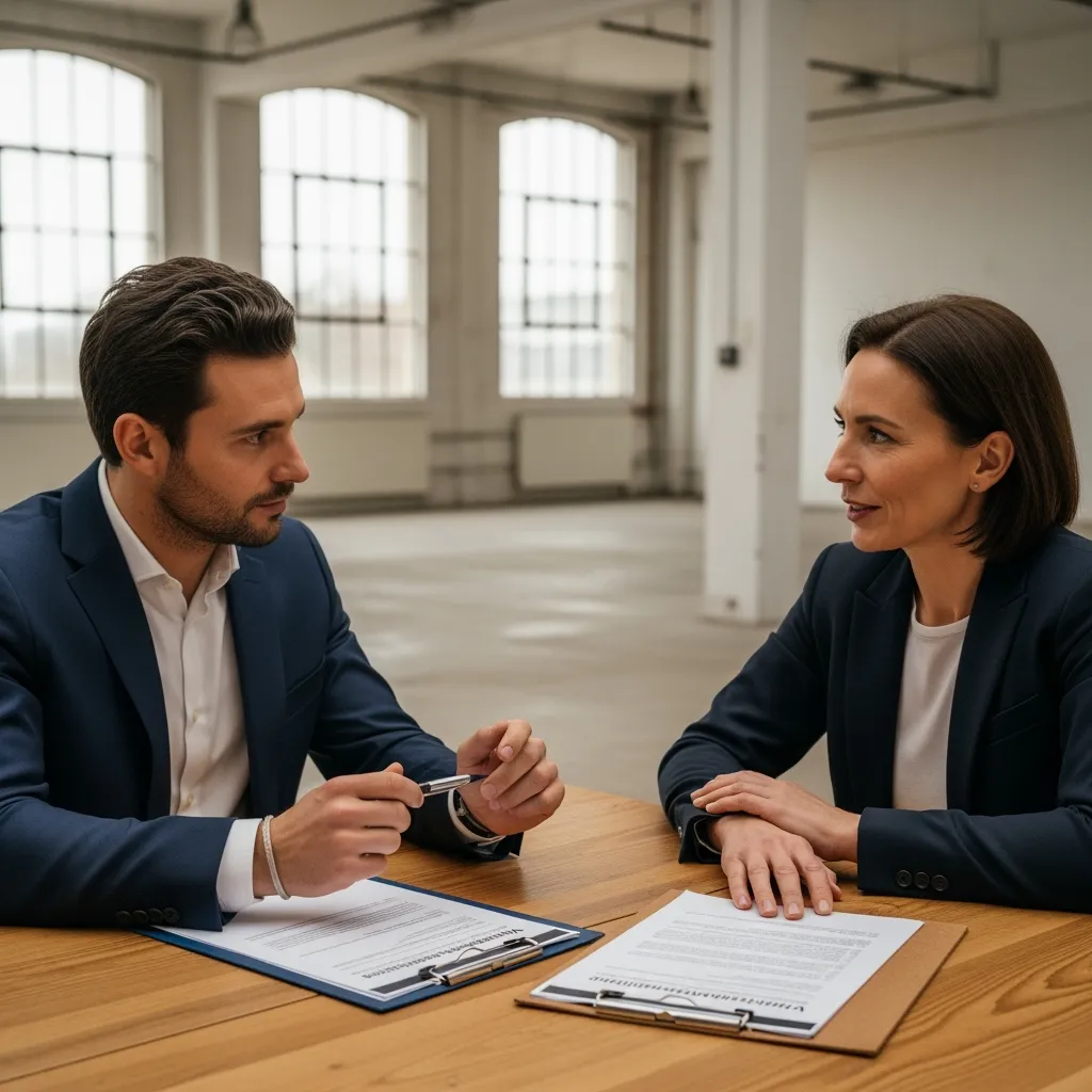 Ruhiges Gespräch Zahlung